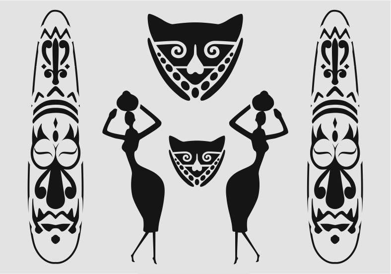 Siluet Desenler Stencil Şablon (25x35) SL-065