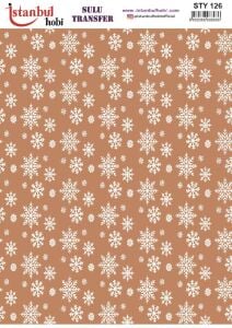 Yılbaşı Sulu Transfer 25x35cm STY126