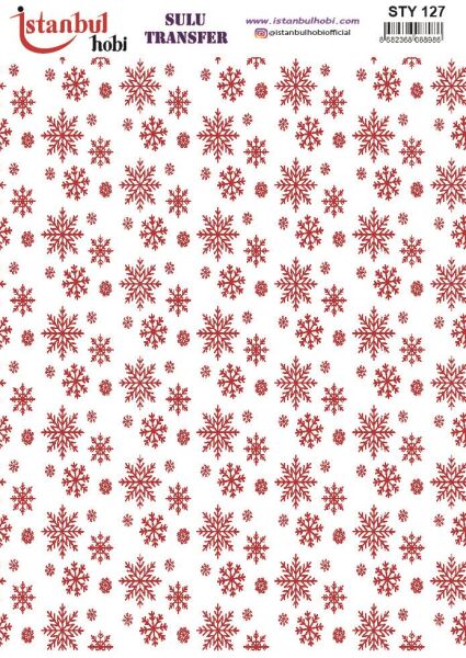 Yılbaşı Sulu Transfer 25x35cm STY127