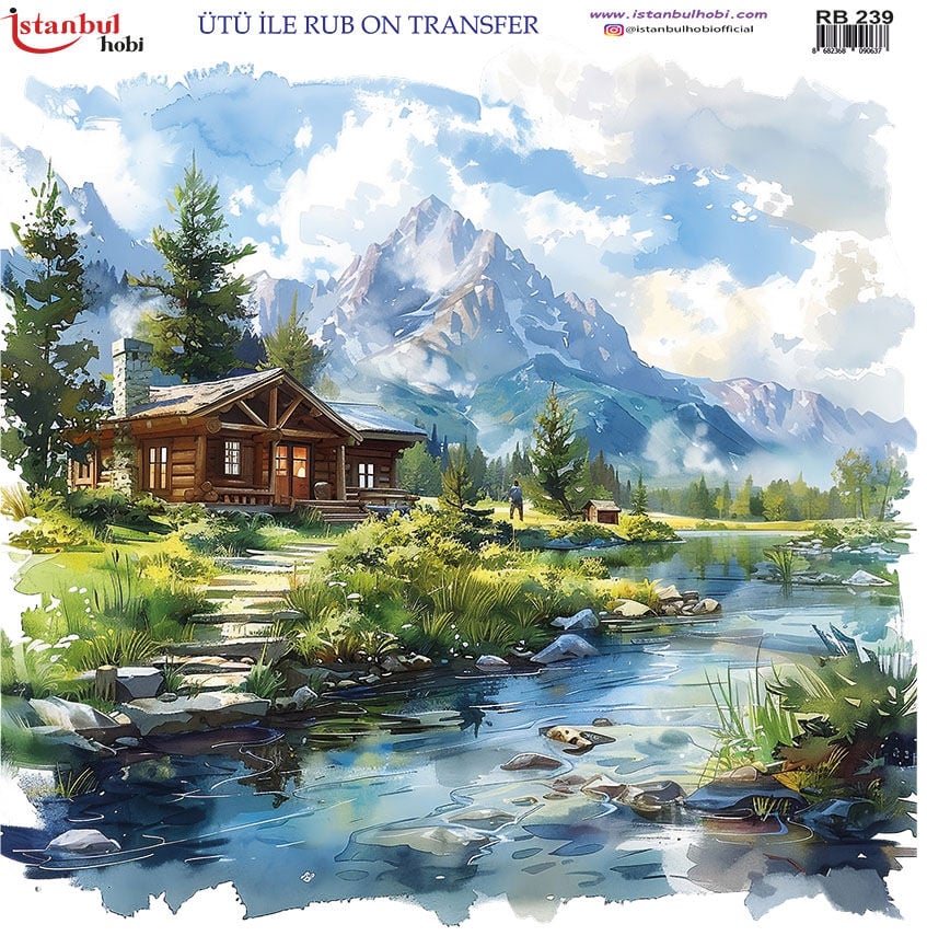 Ütü ile Rub On Transfer Kağıdı 30x30cm RB-239
