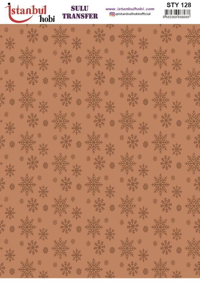 Yılbaşı Sulu Transfer 25x35cm STY128