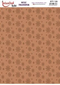 Yılbaşı Sulu Transfer 25x35cm STY128