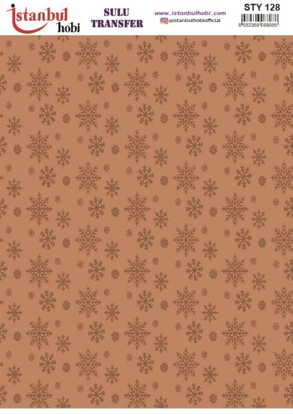 Yılbaşı Sulu Transfer 25x35cm STY128