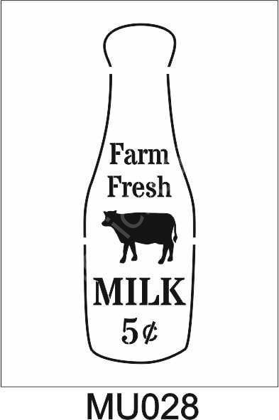 Mutfak Temalı Desenler Stencil Şablon (15x30) MU-028