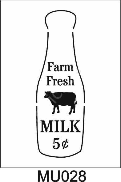 Mutfak Temalı Desenler Stencil Şablon (15x30) MU-028