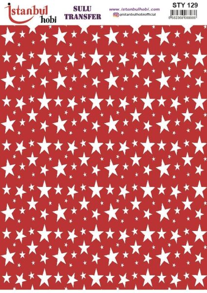 Yılbaşı Sulu Transfer 25x35cm STY129