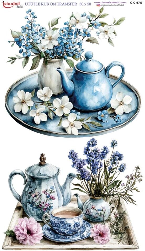 Ütü İle Rub On Transfer Kağıdı 30x50cm CK475
