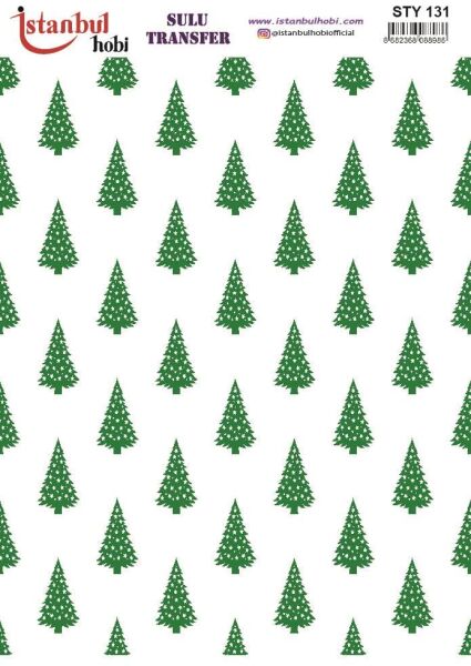 Yılbaşı Sulu Transfer 25x35cm STY131