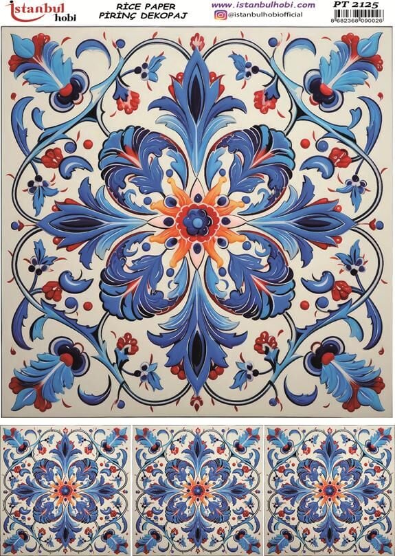 Pirinç Dekopaj Kağıdı 30x42cm PT-2125