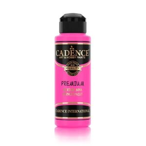 Cadence Fosforlu Akrilik Boya 120ml Florasan Pembe
