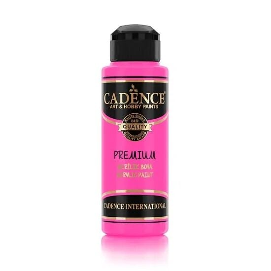 Cadence Fosforlu Akrilik Boya 120ml Florasan Pembe