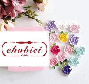 Küçük Çiçek Üçlü Set 3x2cm