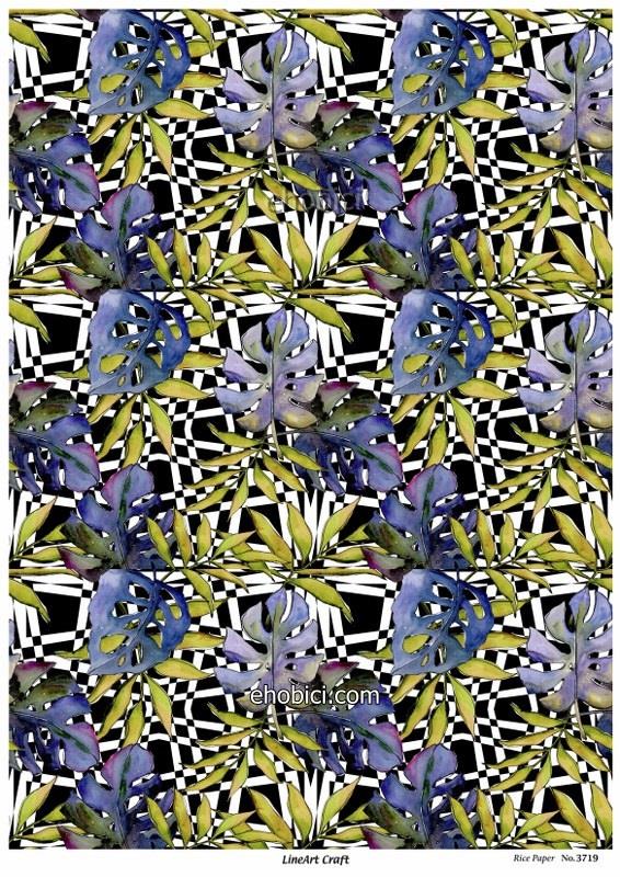 Lineart Pirinç Dekopaj Kağıdı - 3719