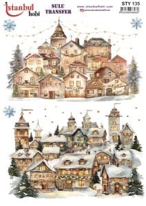 Yılbaşı Sulu Transfer 25x35cm STY135