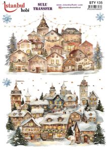 Yılbaşı Sulu Transfer 25x35cm STY135