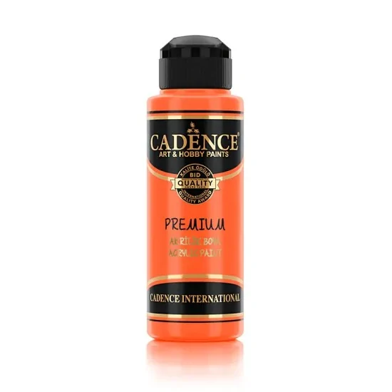 Cadence Fosforlu Akrilik Boya 120ml Florasan Turuncu