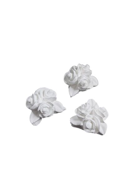 Küçük Üçlü Güller Çiçek 3 lü Set 3x3cm