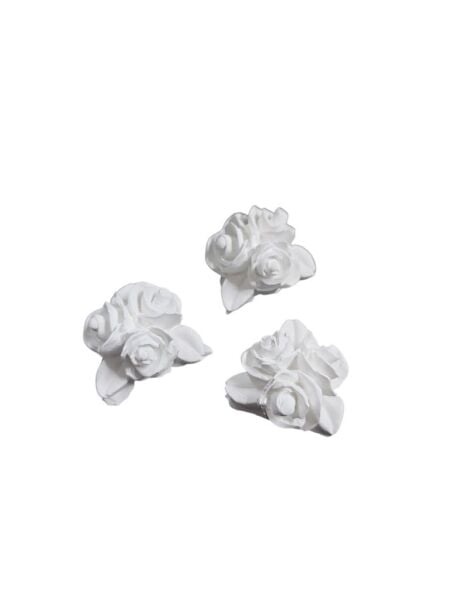 Küçük Üçlü Güller Çiçek 3 lü Set 3x3cm