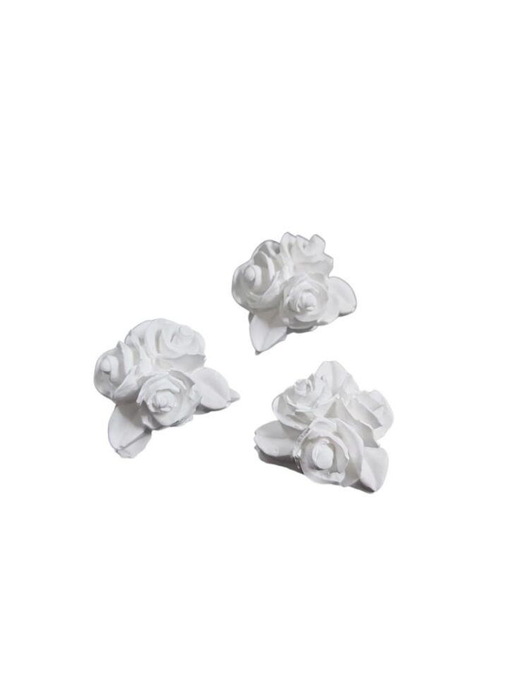 Küçük Üçlü Güller Çiçek 3 lü Set 3x3cm