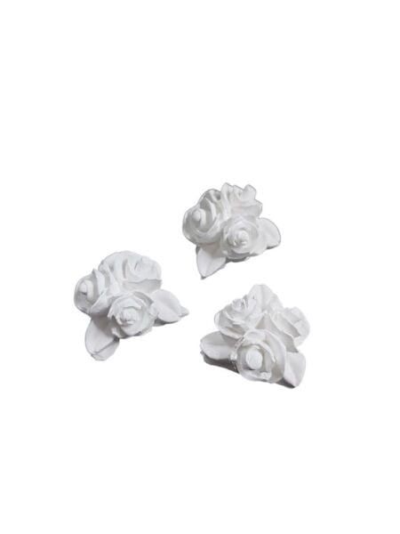 Küçük Üçlü Güller Çiçek 3 lü Set 3x3cm