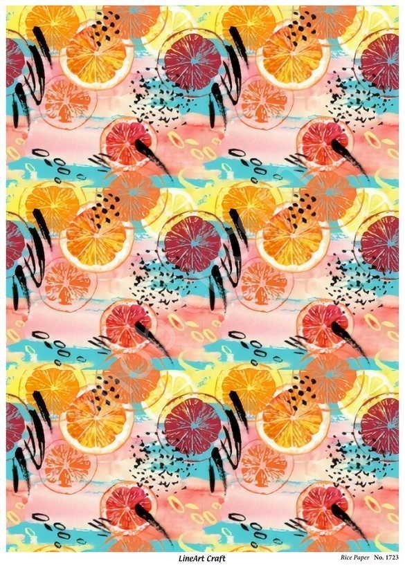 Lineart Pirinç Dekopaj Kağıdı Model - 1723