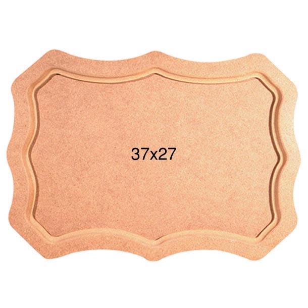 Dalglaı Ahşap Tepsi 37x27cm T693