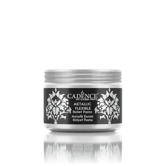 Cadence Metalik Esnek Rölyef Pasta MF01 İnci 150ML