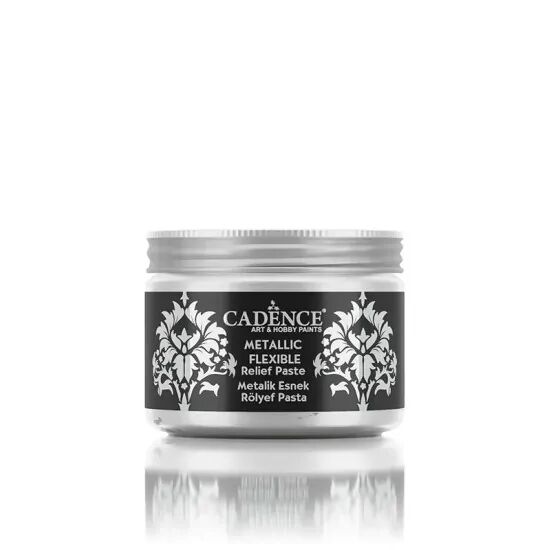 Cadence Metalik Esnek Rölyef Pasta MF01 İnci 150ML