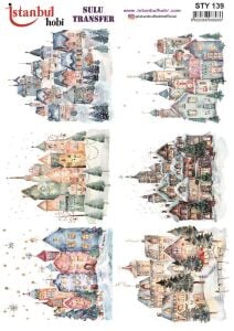 Yılbaşı Sulu Transfer 25x35cm STY139