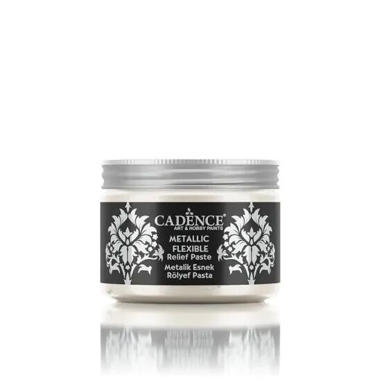 Cadence Metalik Esnek Rölyef Pasta MF02 Şampanya 150ML