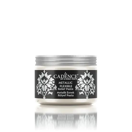 Cadence Metalik Esnek Rölyef Pasta MF02 Şampanya 150ML