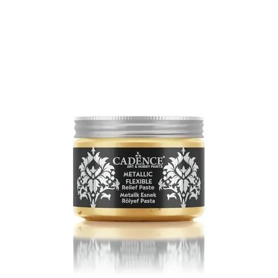 Cadence Metalik Esnek Rölyef Pasta MF03 Altın 150ML
