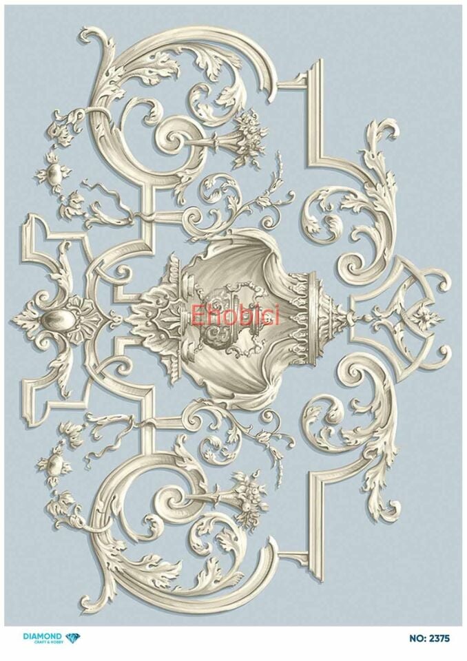 Diamond Pirinç Dekopaj Kağıdı - 2375