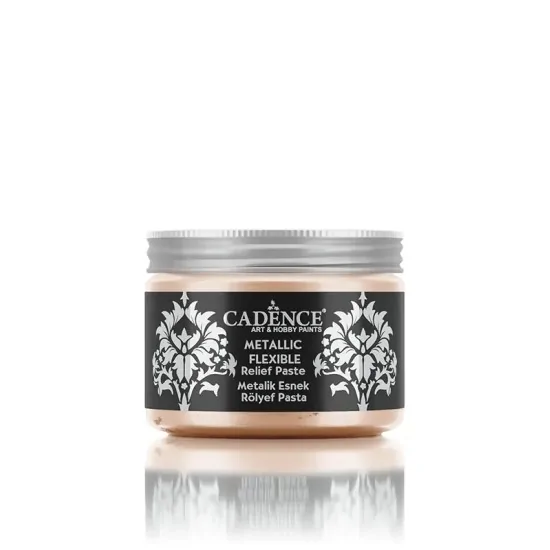 Cadence Metalik Esnek Rölyef Pasta MF04 Rose Gold 150ML