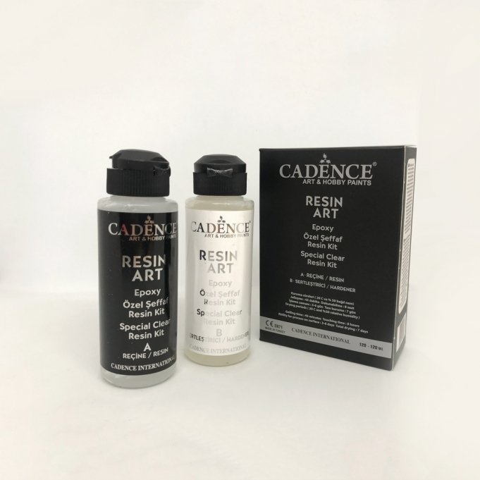 Cadence Resin Art Şeffaf Epoksi Reçine Set 120ml