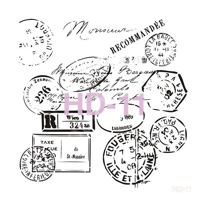 HD11 Cadence Home Dekor Stencil 45x45