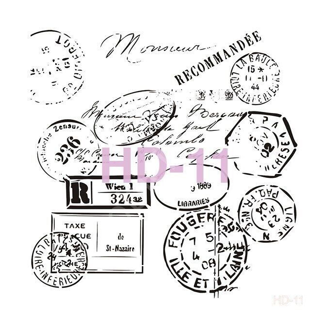 HD11 Cadence Home Dekor Stencil 45x45