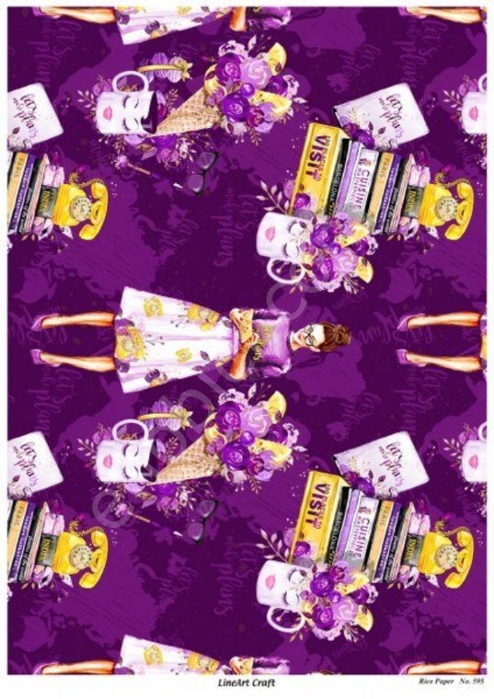 Model-595 - Pirinç Dekopaj Lineart Craft