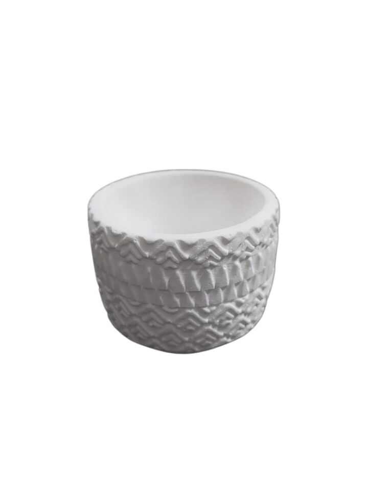 Motifli Saksı 8x6cm