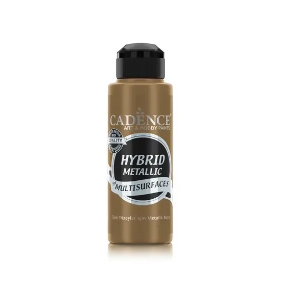 Cadence Hibrit Metalik Multisurface Boya H813 Koyu Altın 120ml