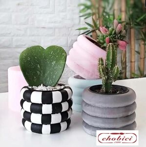 Halka Silindir Saksı 7,5x5,8cm