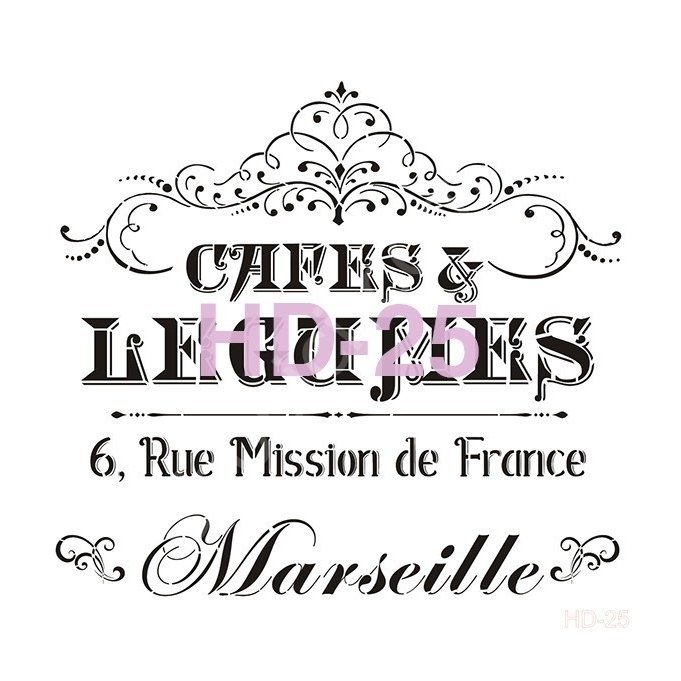 HD25 Cadence Home Dekor Stencil 45x45