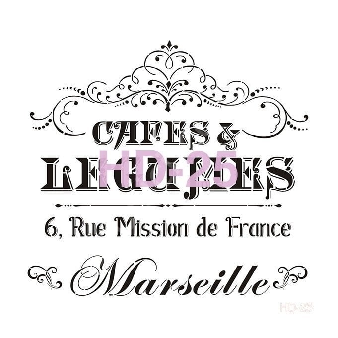 HD25 Cadence Home Dekor Stencil 45x45