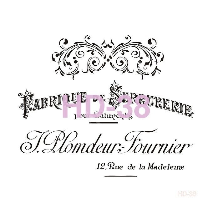 HD38 Cadence Home Dekor Stencil 45x45