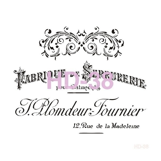 HD38 Cadence Home Dekor Stencil 45x45