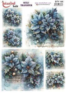 Yılbaşı Sulu Transfer 25x35cm STY144