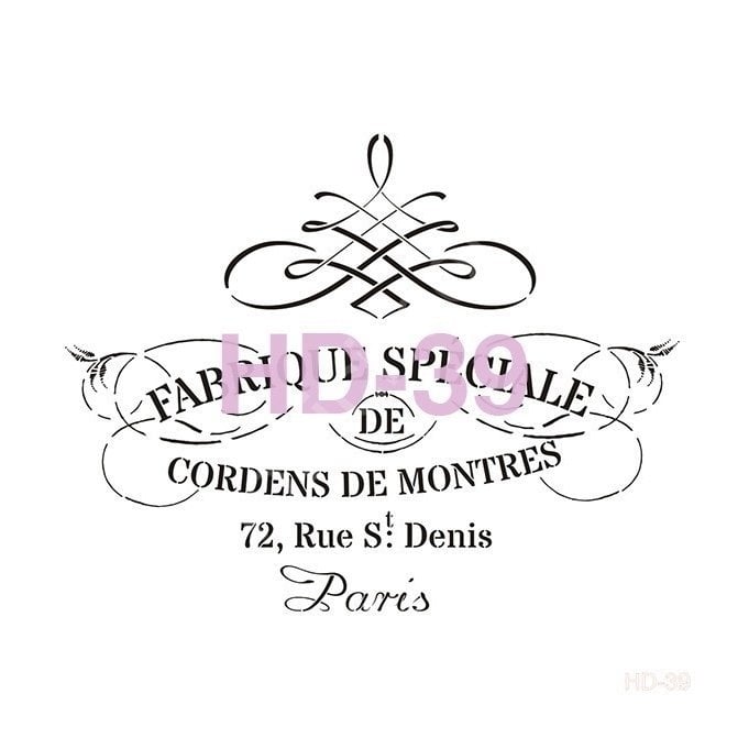 HD39 Cadence Home Dekor Stencil 45x45