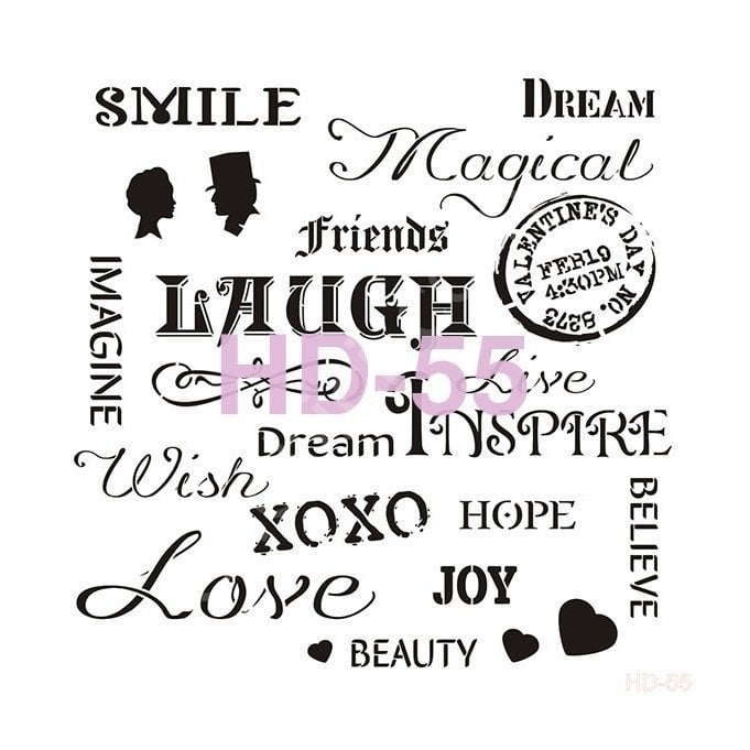 HD55 Cadence Home Dekor Stencil 45x45