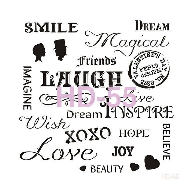 HD55 Cadence Home Dekor Stencil 45x45