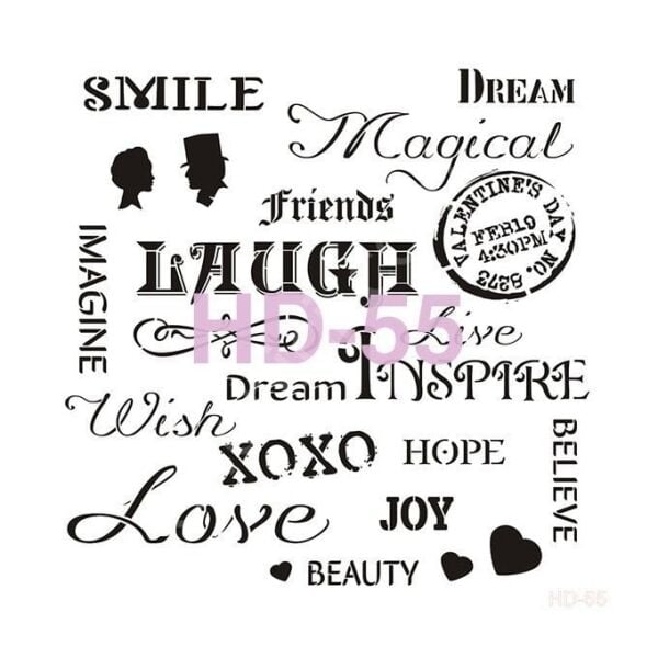 HD55 Cadence Home Dekor Stencil 45x45